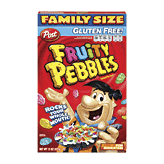 Post Fruity Pebbles fruit flavored rice cereal, sweetened Full-Size Picture